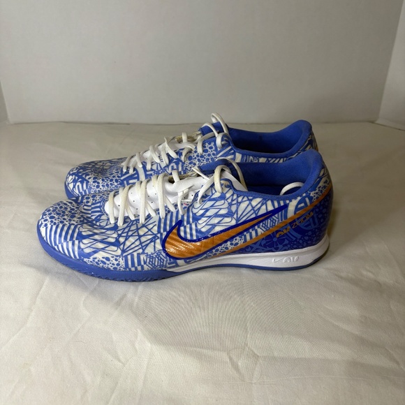 Men's Nike Zoom Mercurial Vapor 15 Academy CR7IC Azulejo Blue SoccerShoes Sz 8.5 - Picture 2 of 16